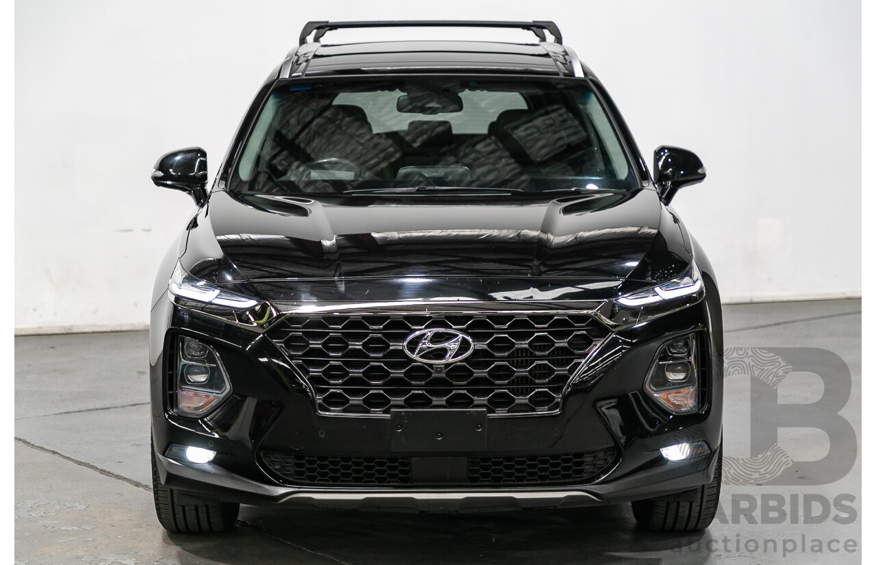 11/2018 Hyundai Santa Fe Highlander (4x4) TM MY19 4d Wagon Phantom Black Turbo Diesel 2.2L - 7 Seater