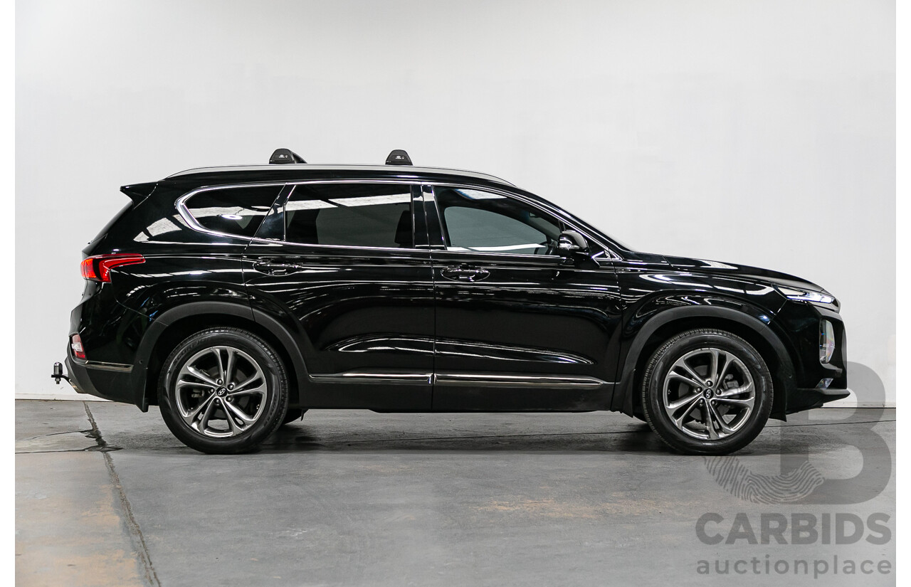 11/2018 Hyundai Santa Fe Highlander (4x4) TM MY19 4d Wagon Phantom Black Turbo Diesel 2.2L - 7 Seater