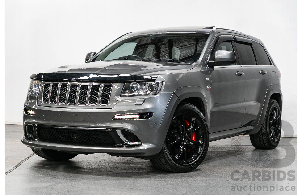 12/2012 Jeep Grand Cherokee SRT 8 (4x4) WK MY13 4d Wagon Mineral Grey Metallic V8 6.4L - Modified