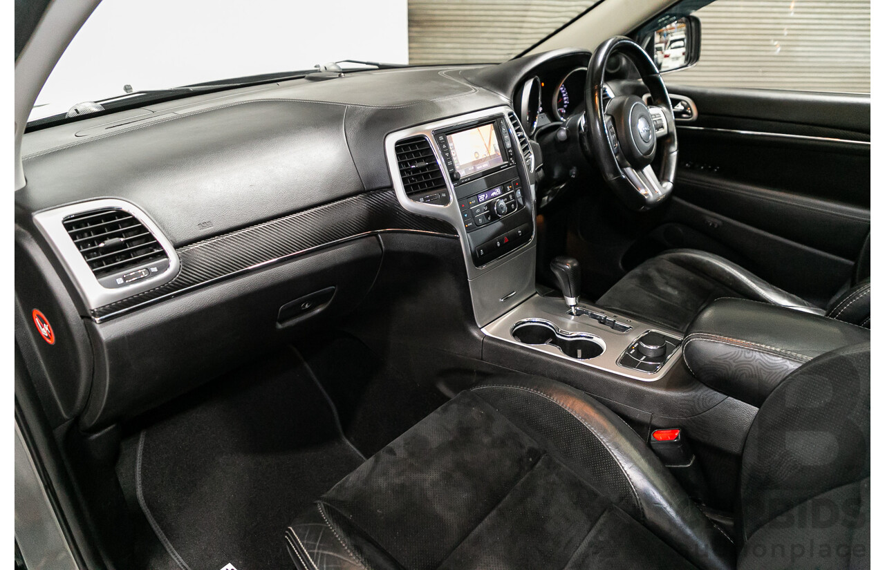 12/2012 Jeep Grand Cherokee SRT 8 (4x4) WK MY13 4d Wagon Mineral Grey Metallic V8 6.4L - Modified