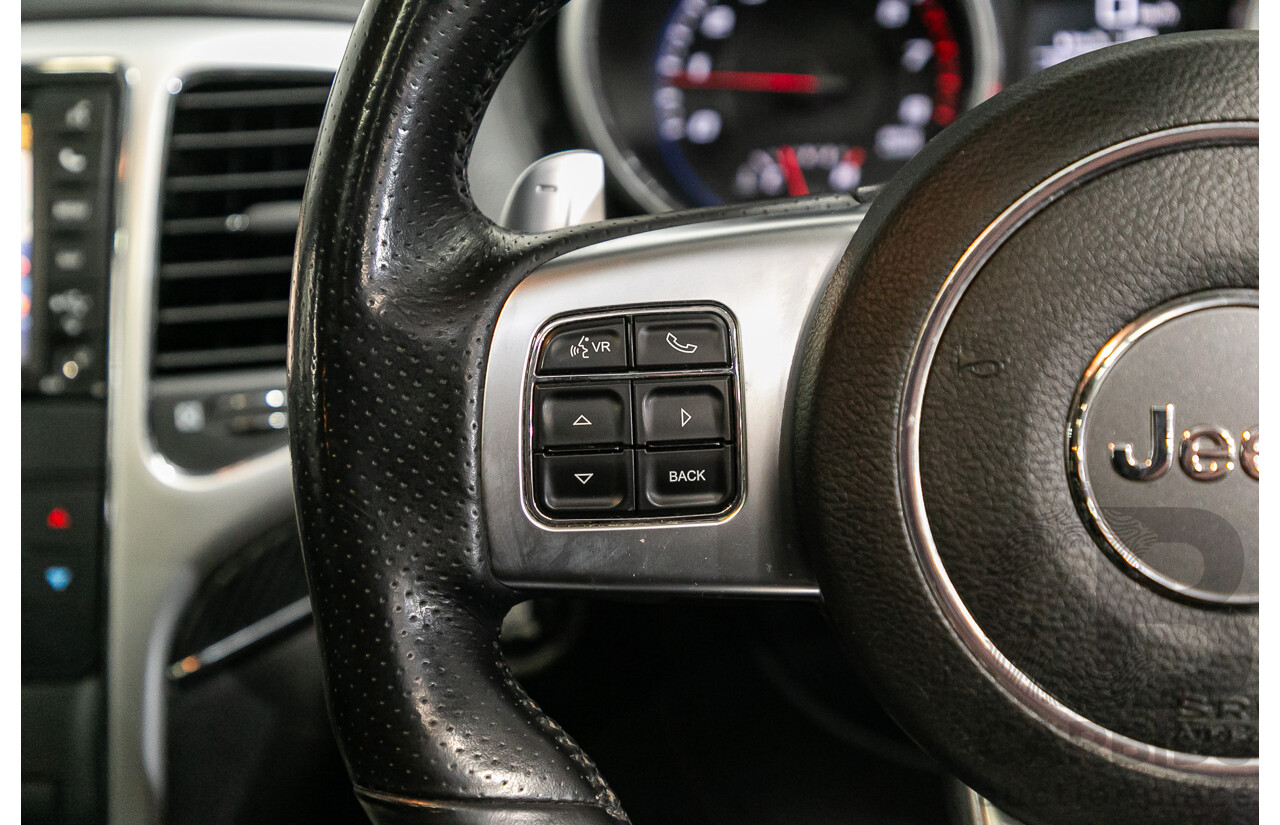 12/2012 Jeep Grand Cherokee SRT 8 (4x4) WK MY13 4d Wagon Mineral Grey Metallic V8 6.4L - Modified