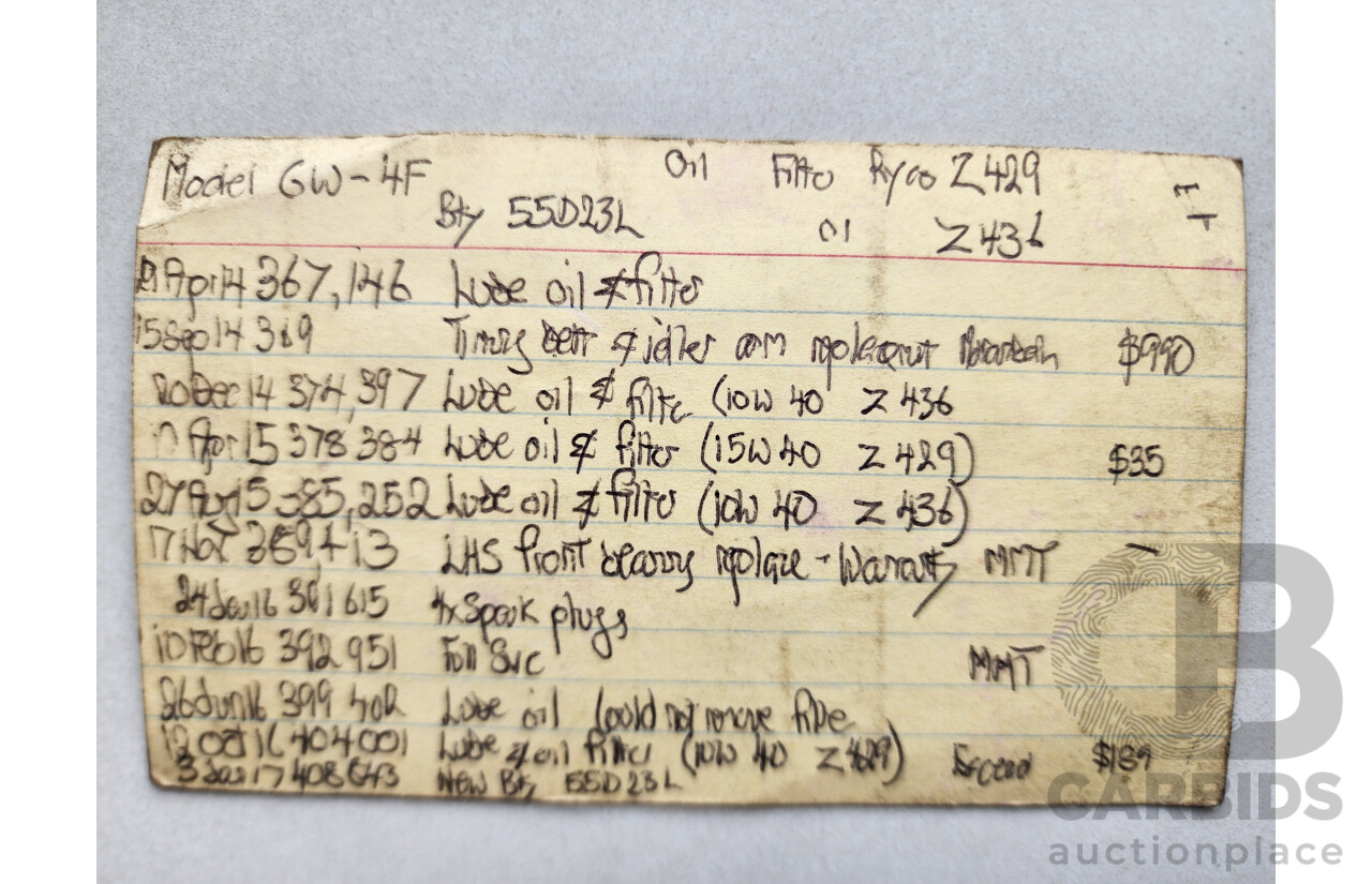 02/1998 Mazda 626 CLASSIC FWD  4D Wagon Gold 2.0L