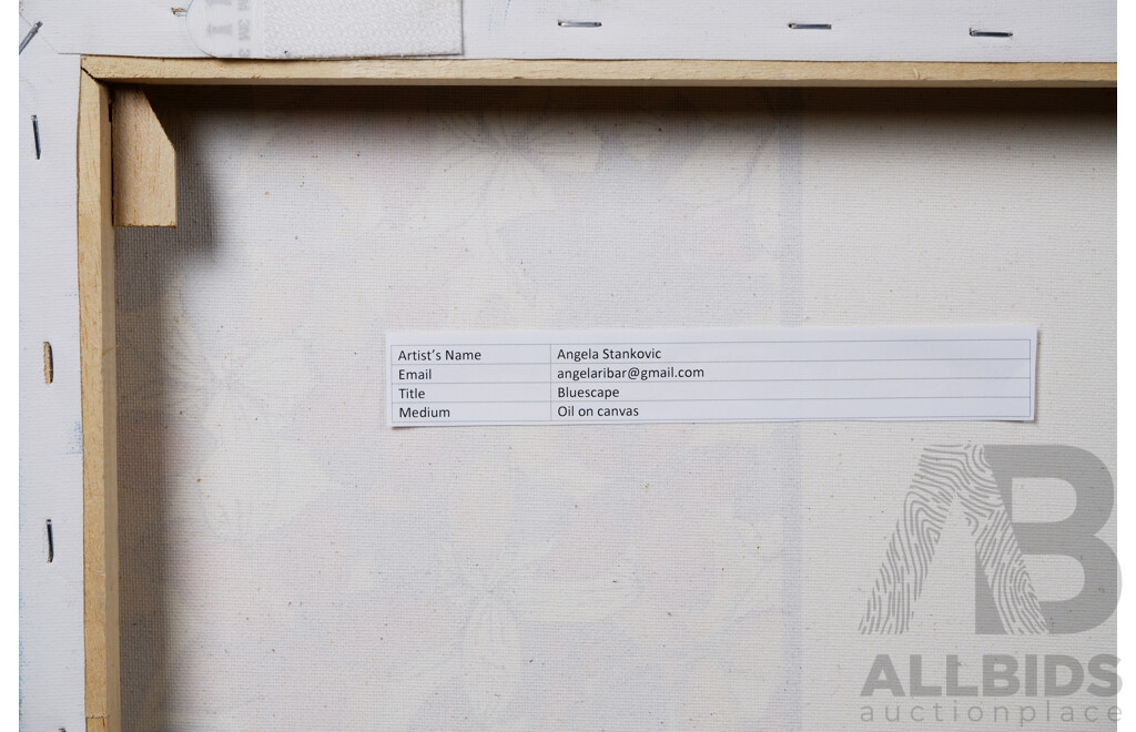 Angela Stankovic, Bluescape 2023, Oil on Canvas