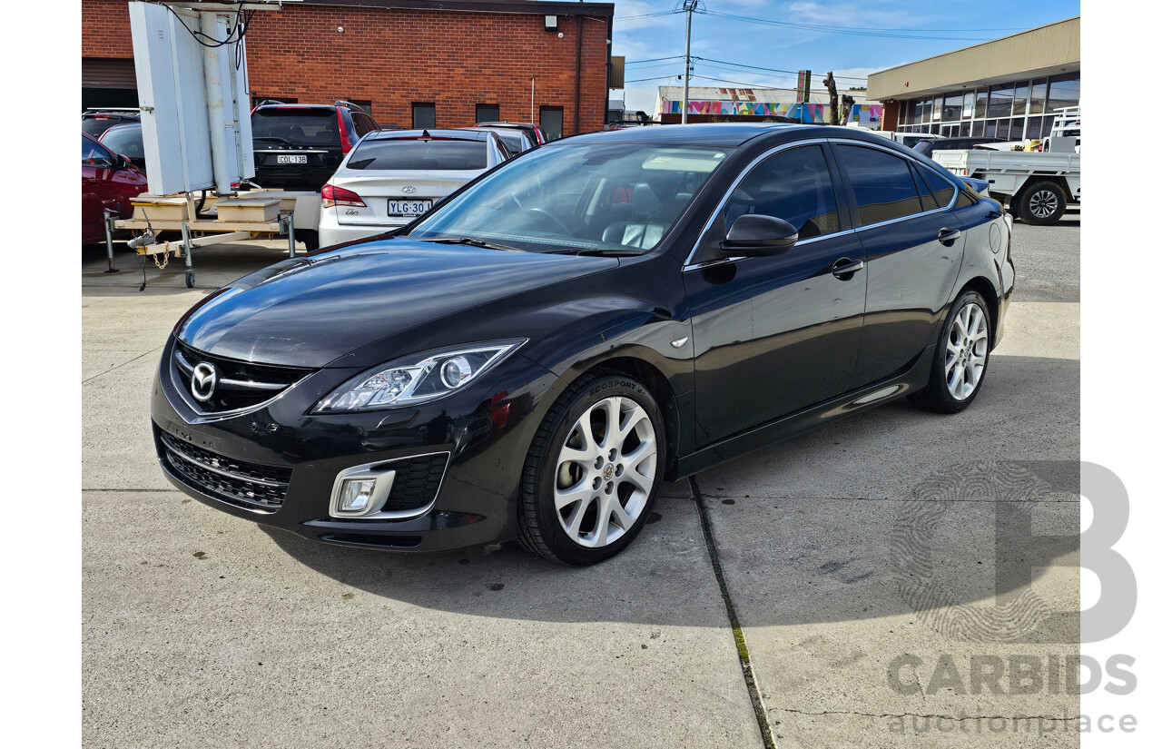 12/2009 Mazda Mazda6 Luxury Sports GH MY09 5d Hatchback Black 2.5L
