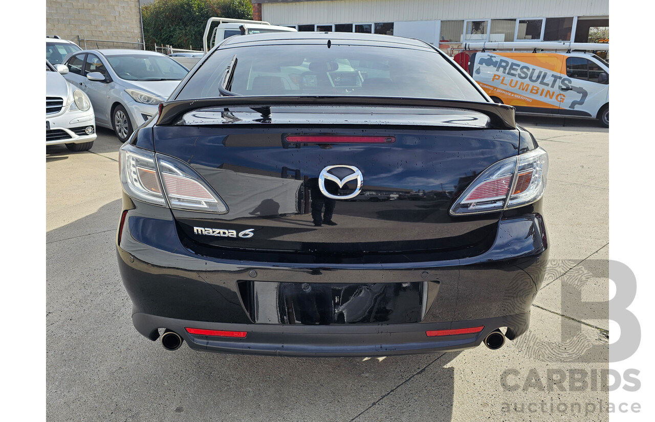 12/2009 Mazda Mazda6 Luxury Sports GH MY09 5d Hatchback Black 2.5L