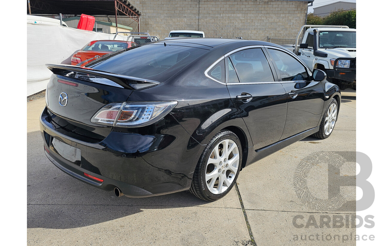 12/2009 Mazda Mazda6 Luxury Sports GH MY09 5d Hatchback Black 2.5L