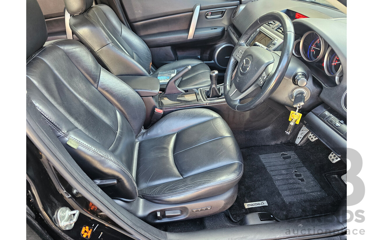 12/2009 Mazda Mazda6 Luxury Sports GH MY09 5d Hatchback Black 2.5L