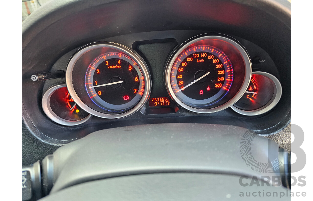 12/2009 Mazda Mazda6 Luxury Sports GH MY09 5d Hatchback Black 2.5L