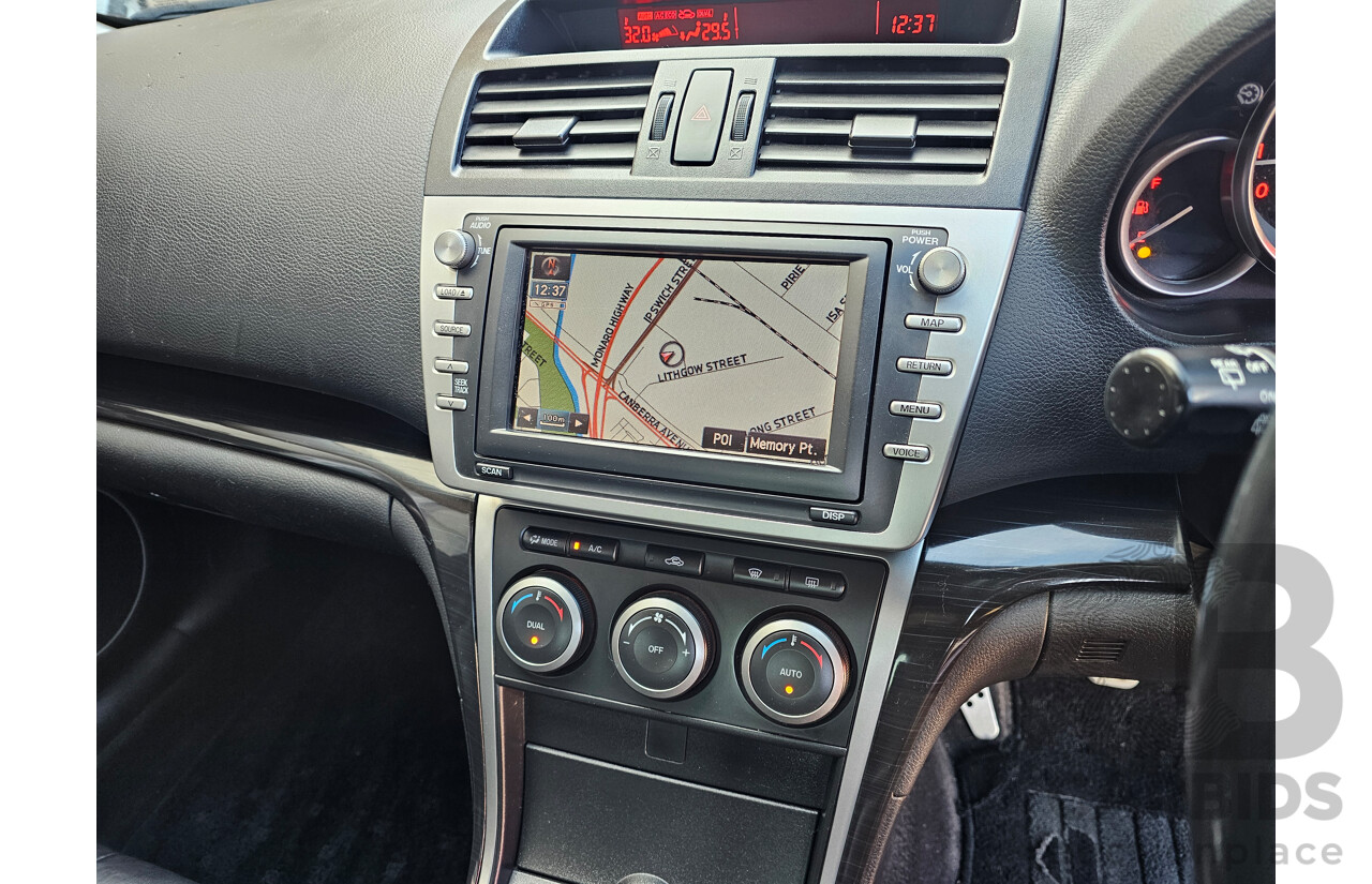 12/2009 Mazda Mazda6 Luxury Sports GH MY09 5d Hatchback Black 2.5L