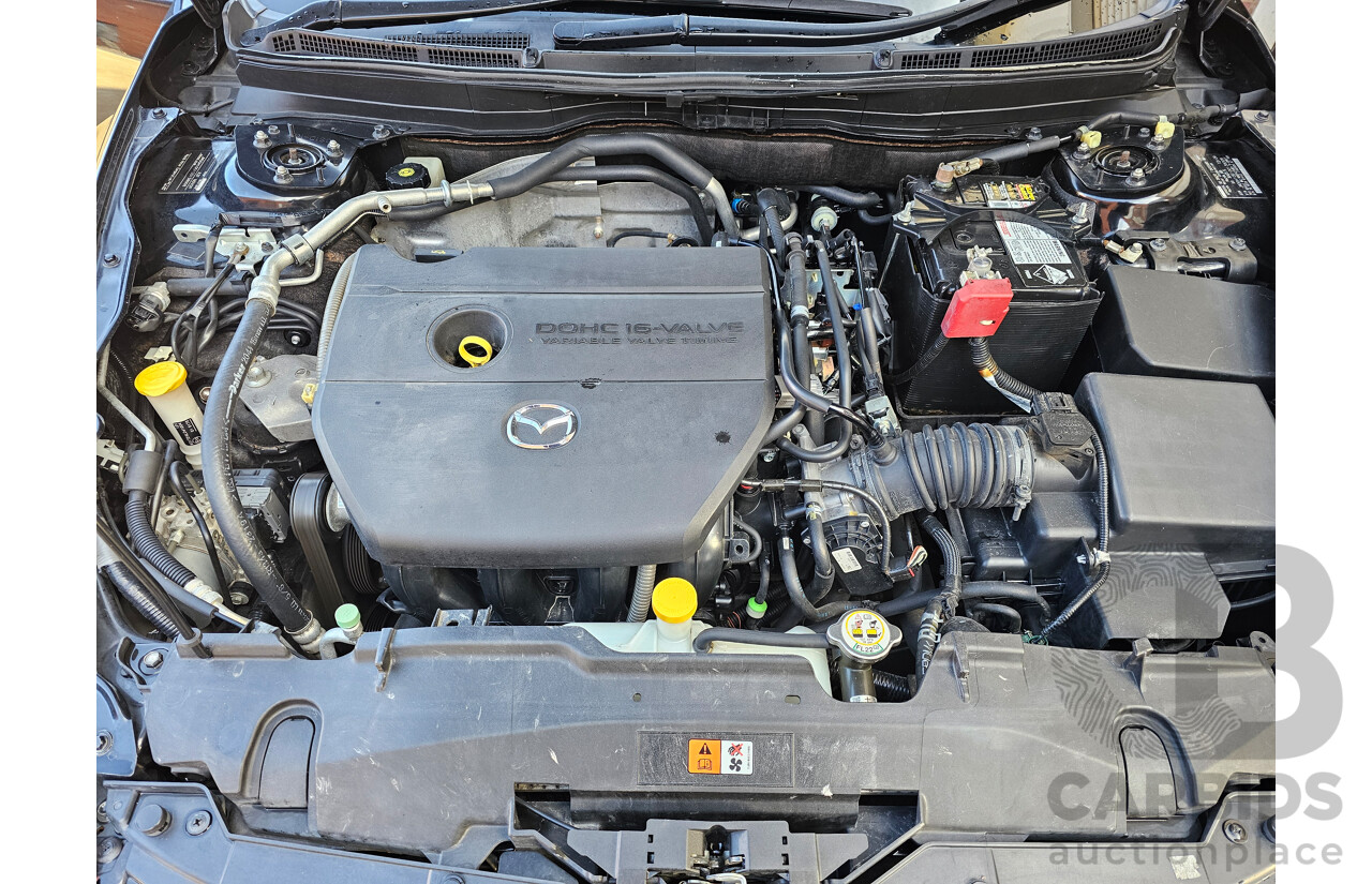 12/2009 Mazda Mazda6 Luxury Sports GH MY09 5d Hatchback Black 2.5L