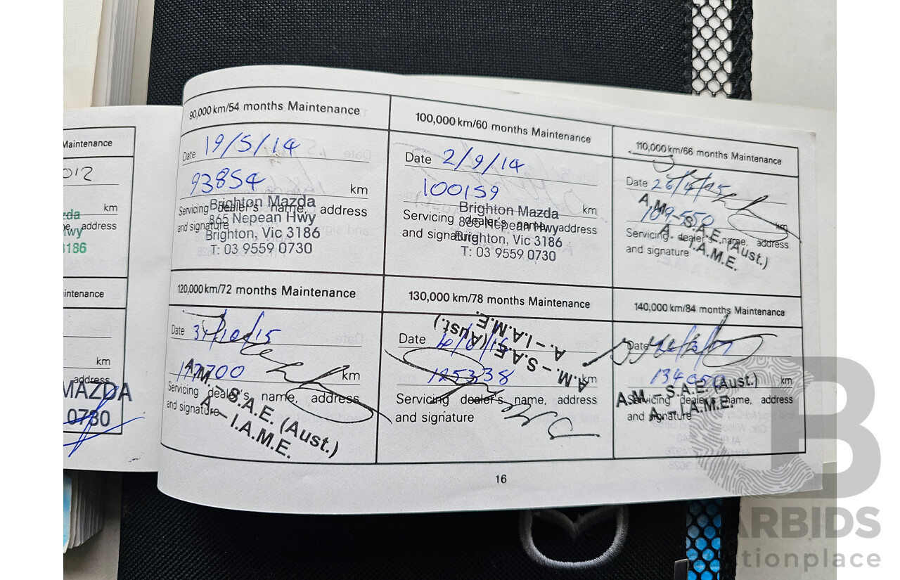 12/2009 Mazda Mazda6 Luxury Sports GH MY09 5d Hatchback Black 2.5L