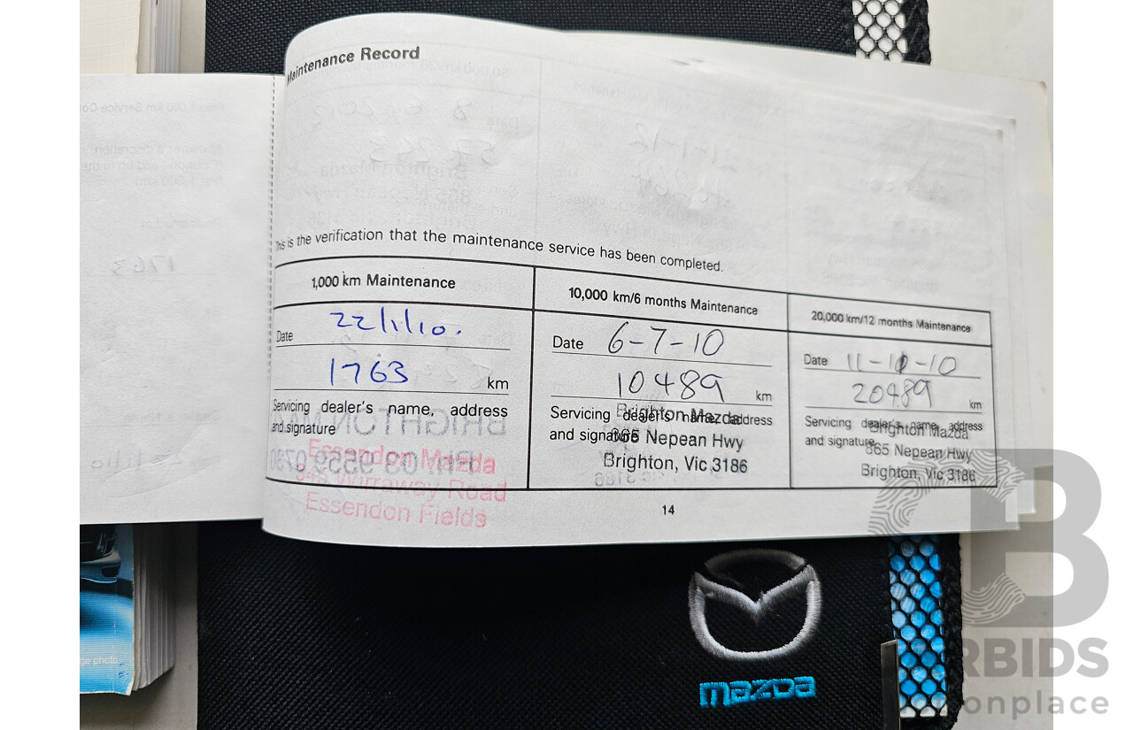 12/2009 Mazda Mazda6 Luxury Sports GH MY09 5d Hatchback Black 2.5L