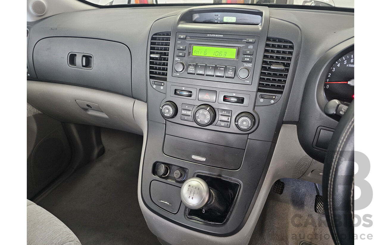 1/2007 Kia Carnival EX VQ 4d Wagon White 2.7L