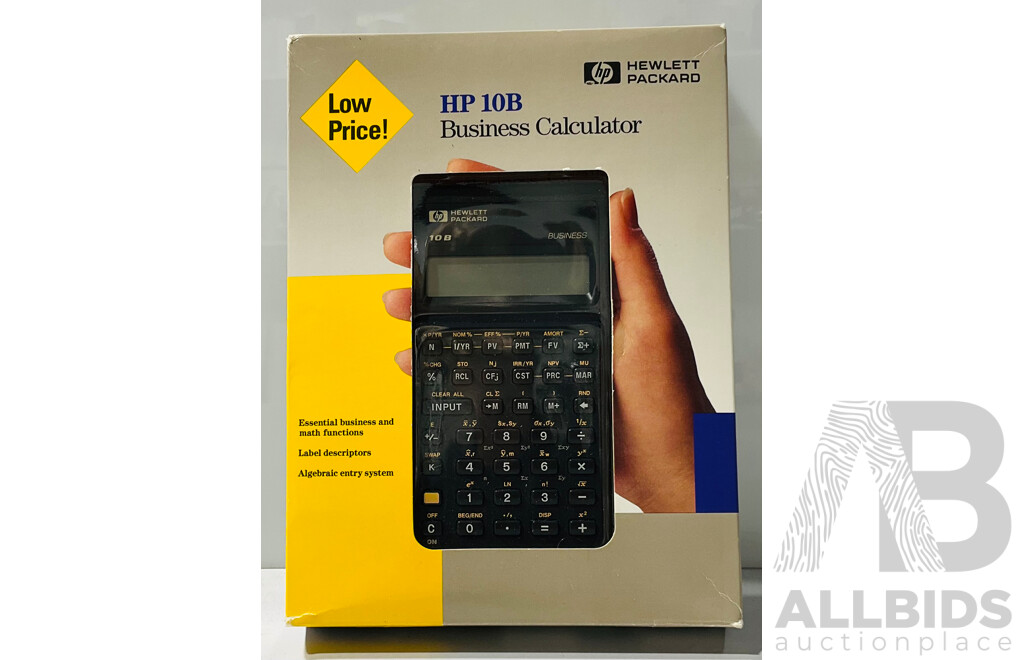 HP10B Business Calculator in Original Box