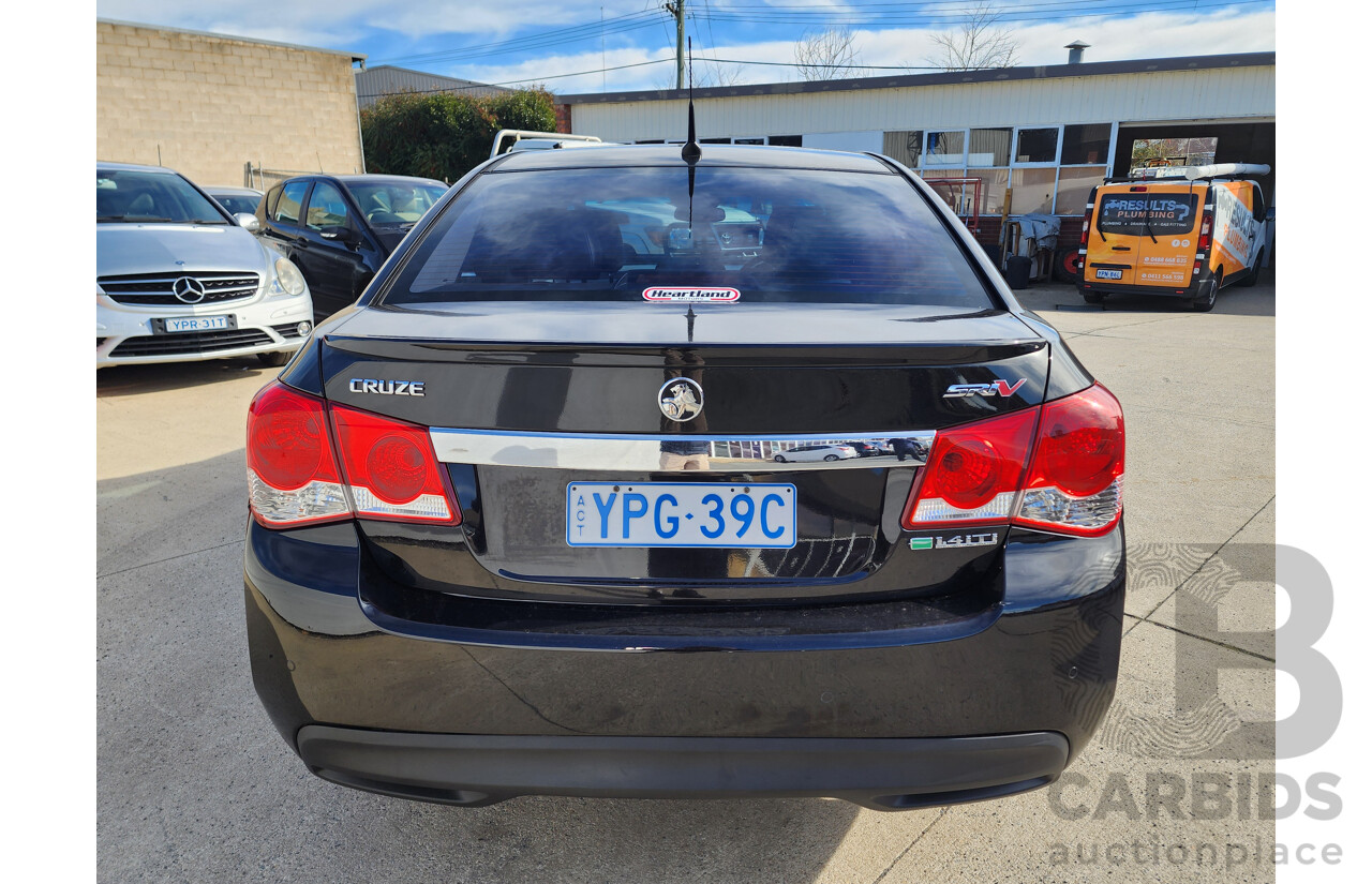 08/2011 Holden Cruze SRi V FWD JH 4D Sedan Black 1.4L