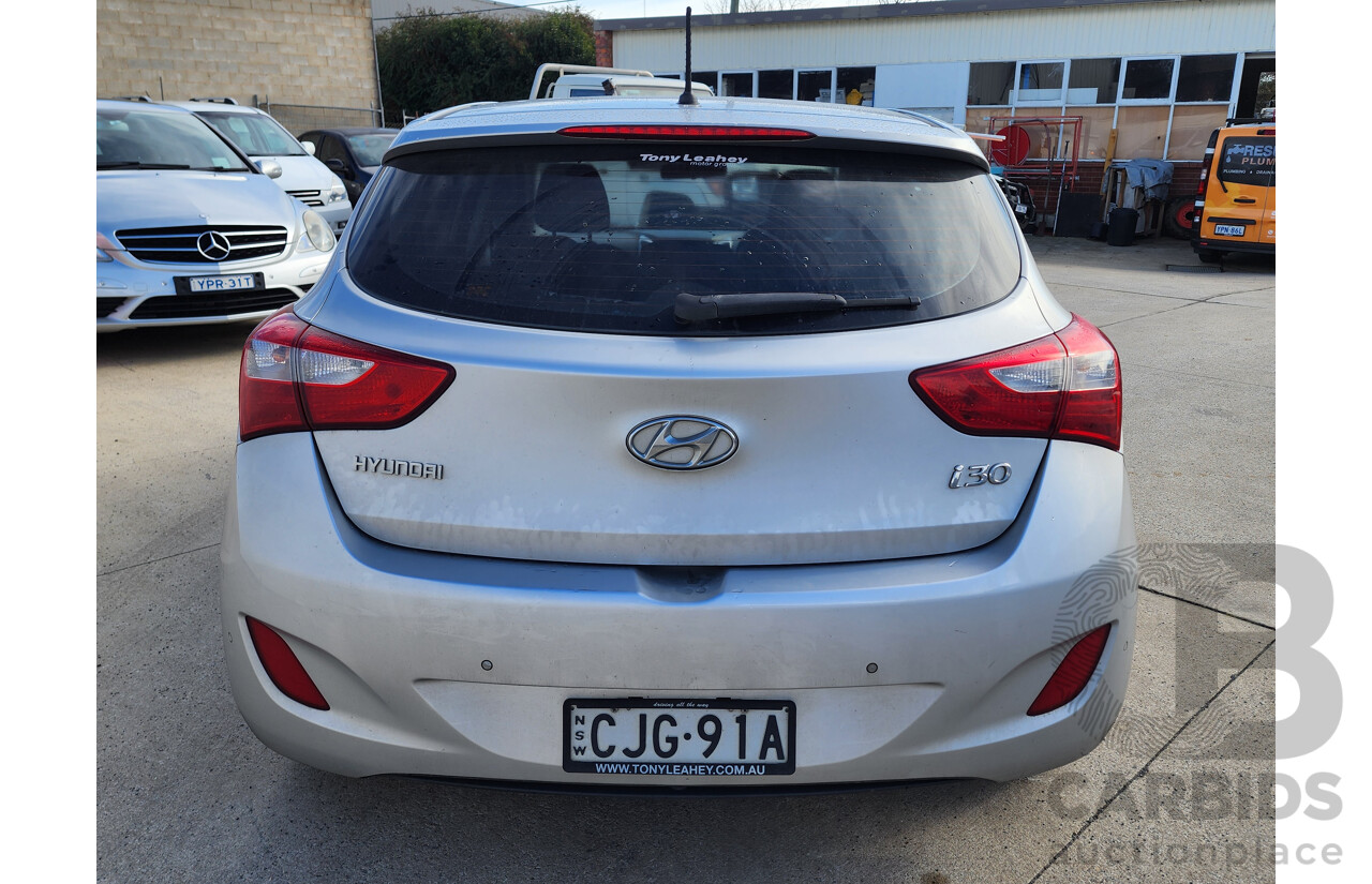 08/2012 Hyundai I30 ACTIVE FWD GD 5D Hatchback Silver 1.8L