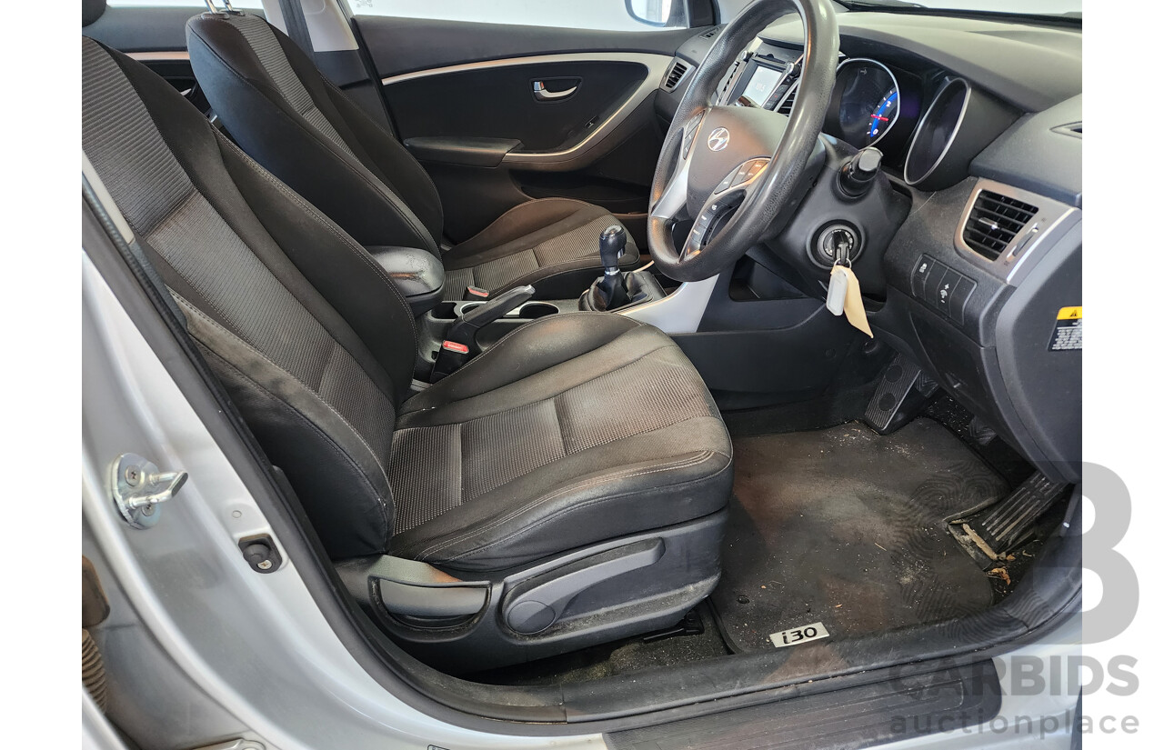 08/2012 Hyundai I30 ACTIVE FWD GD 5D Hatchback Silver 1.8L