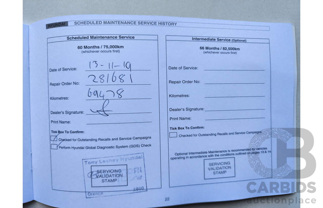 08/2012 Hyundai I30 ACTIVE FWD GD 5D Hatchback Silver 1.8L