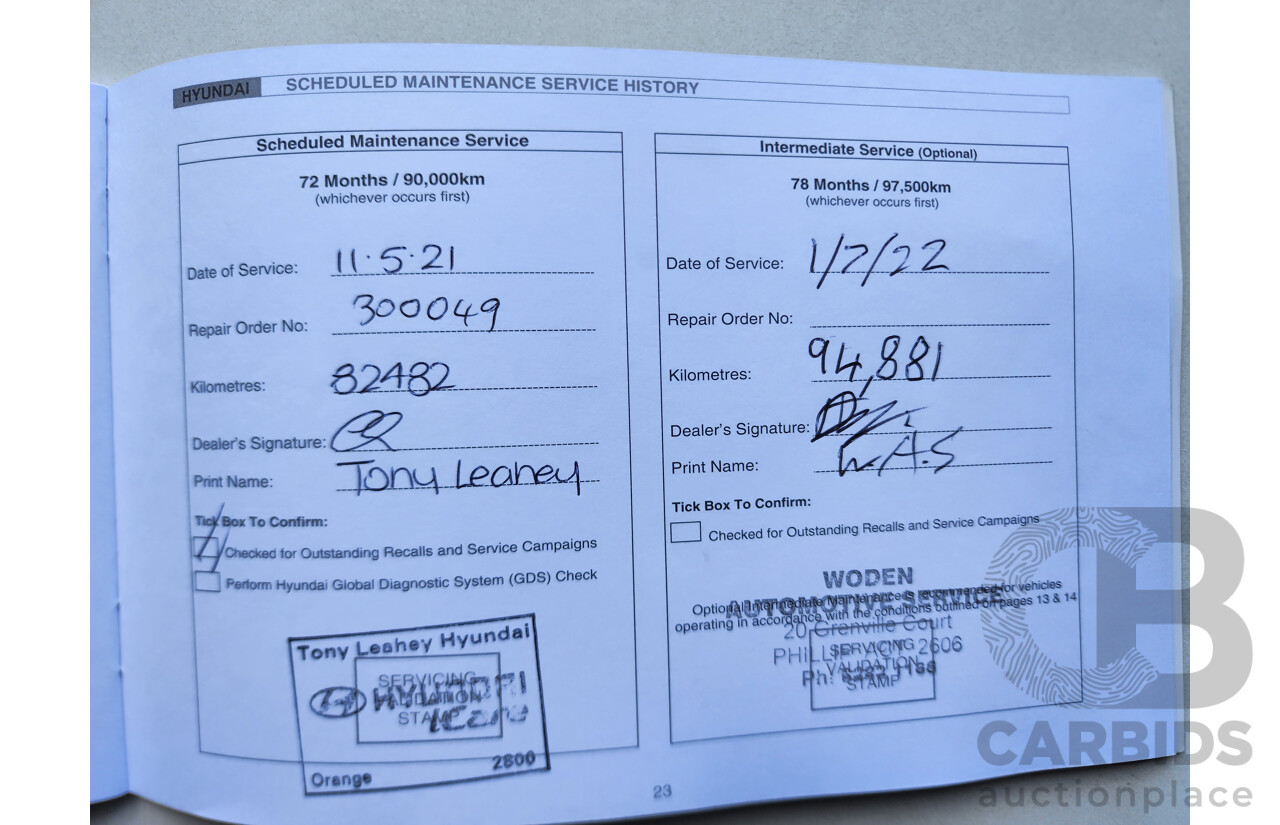 08/2012 Hyundai I30 ACTIVE FWD GD 5D Hatchback Silver 1.8L