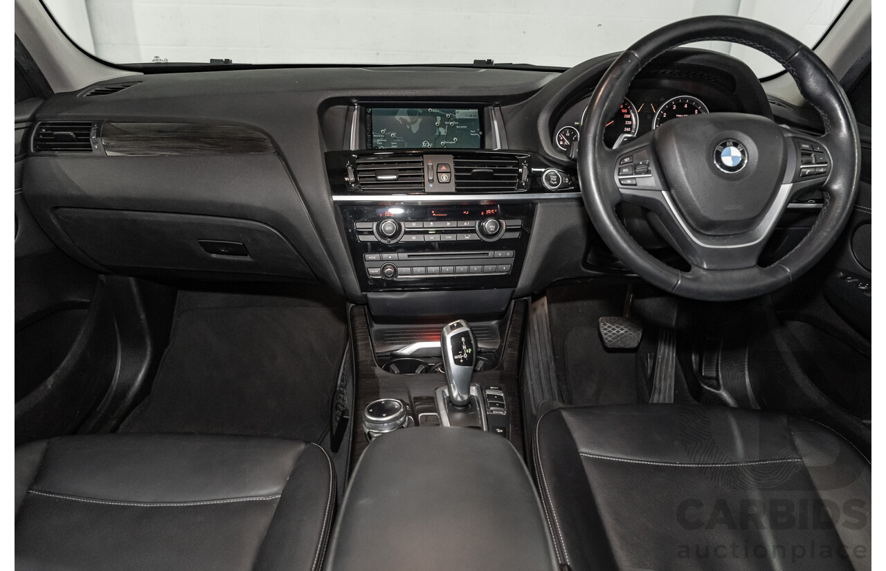 8/2014 BMW X3 Xdrive 20i (AWD) F25 MY14 4d Wagon White Turbo 2.0L