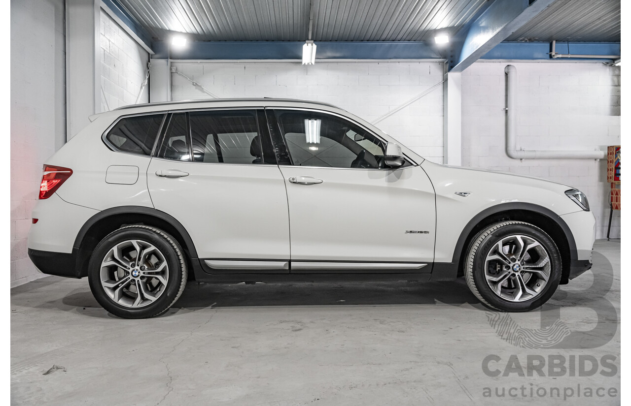 8/2014 BMW X3 Xdrive 20i (AWD) F25 MY14 4d Wagon White Turbo 2.0L