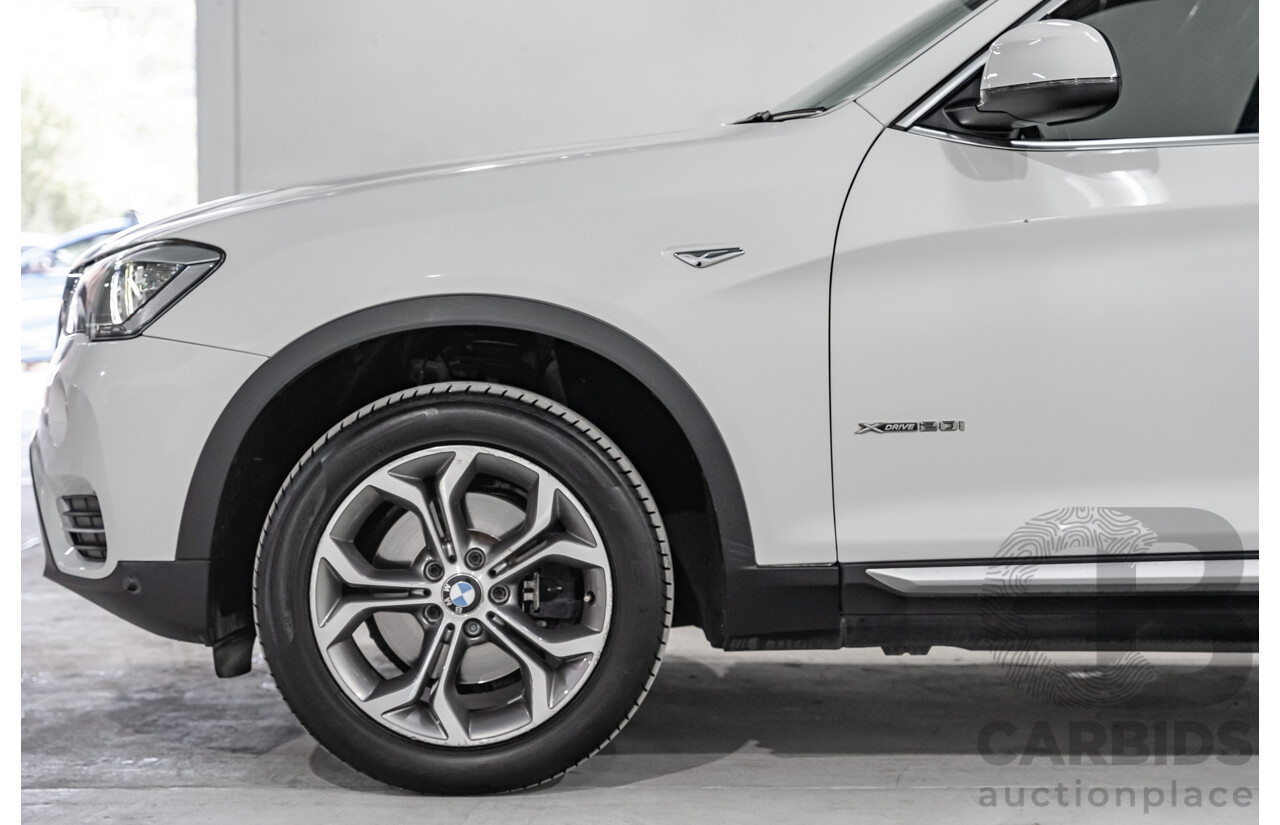 8/2014 BMW X3 Xdrive 20i (AWD) F25 MY14 4d Wagon White Turbo 2.0L