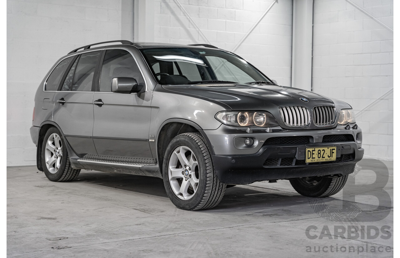 1/2004 BMW X5 4.4i E53 (4x4) 4d Wagon Metallic Grey V8 4.4L