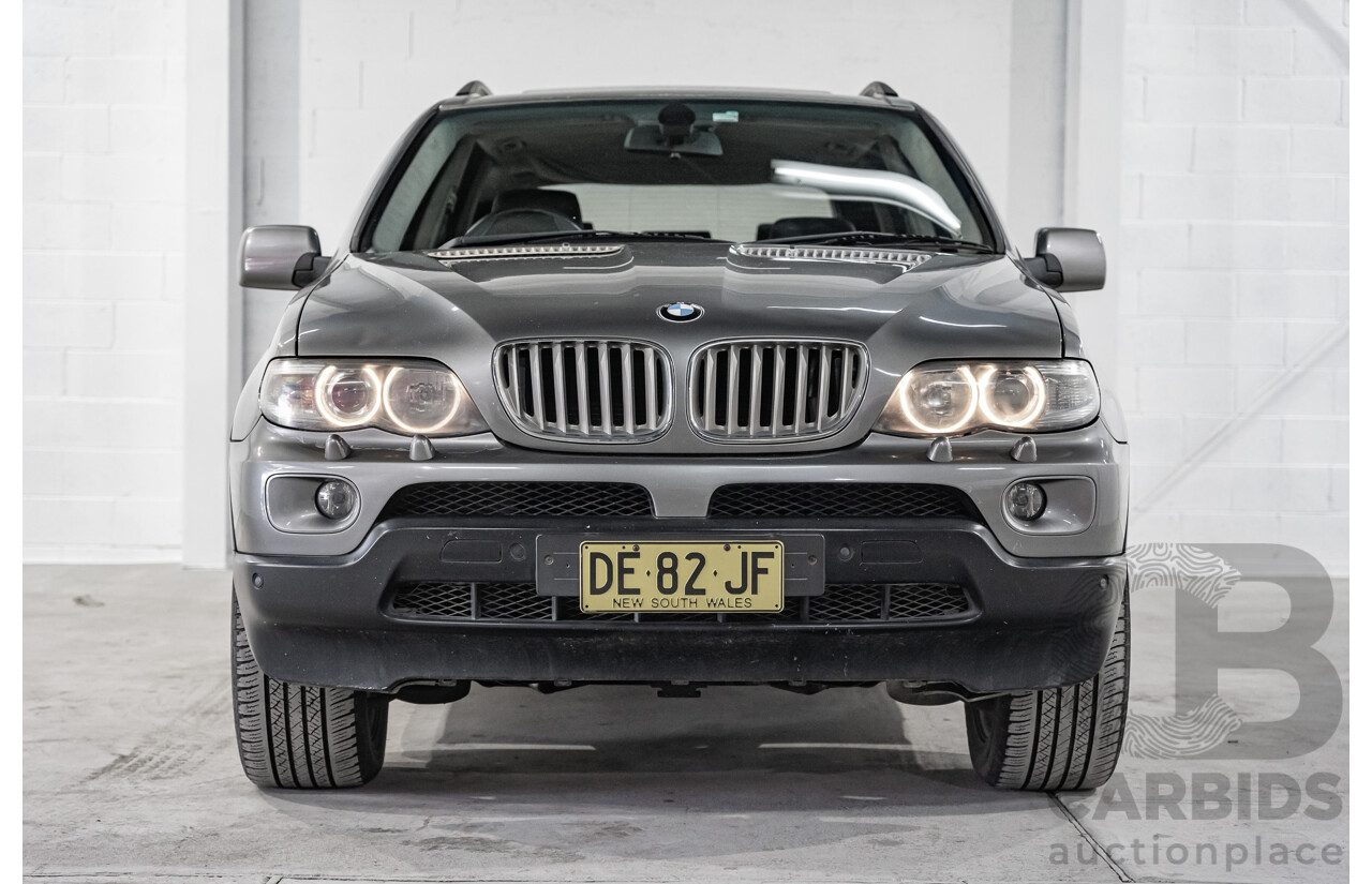 1/2004 BMW X5 4.4i E53 (4x4) 4d Wagon Metallic Grey V8 4.4L