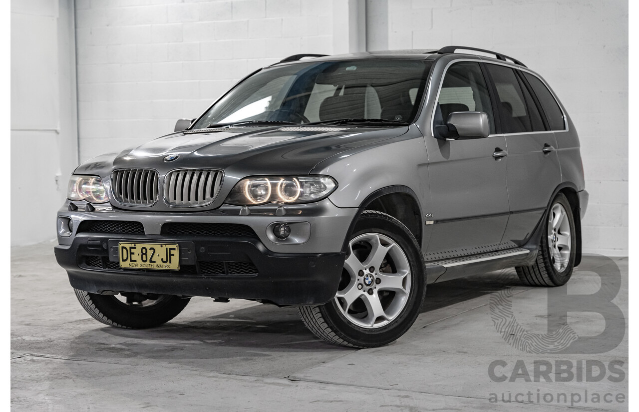1/2004 BMW X5 4.4i E53 (4x4) 4d Wagon Metallic Grey V8 4.4L