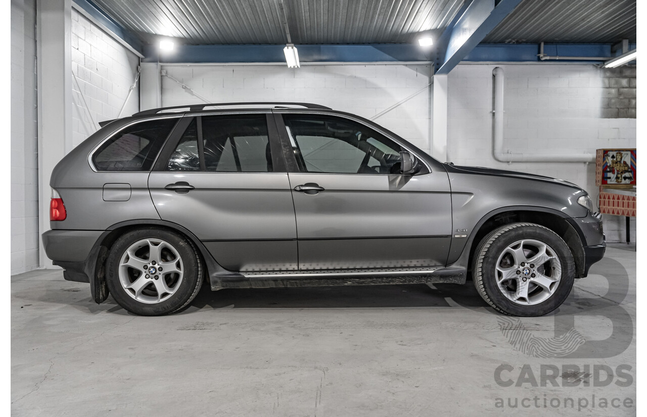 1/2004 BMW X5 4.4i E53 (4x4) 4d Wagon Metallic Grey V8 4.4L