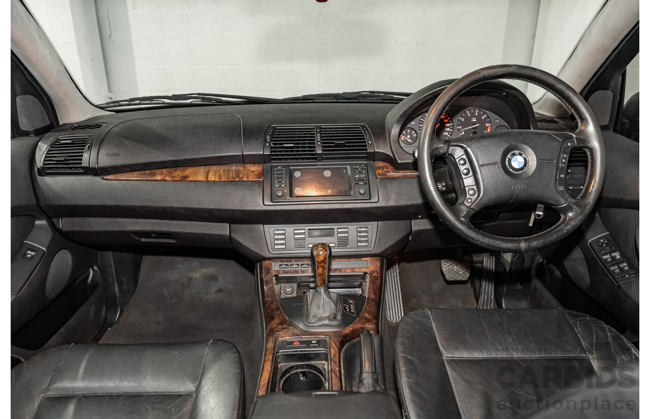 1/2004 BMW X5 4.4i E53 (4x4) 4d Wagon Metallic Grey V8 4.4L