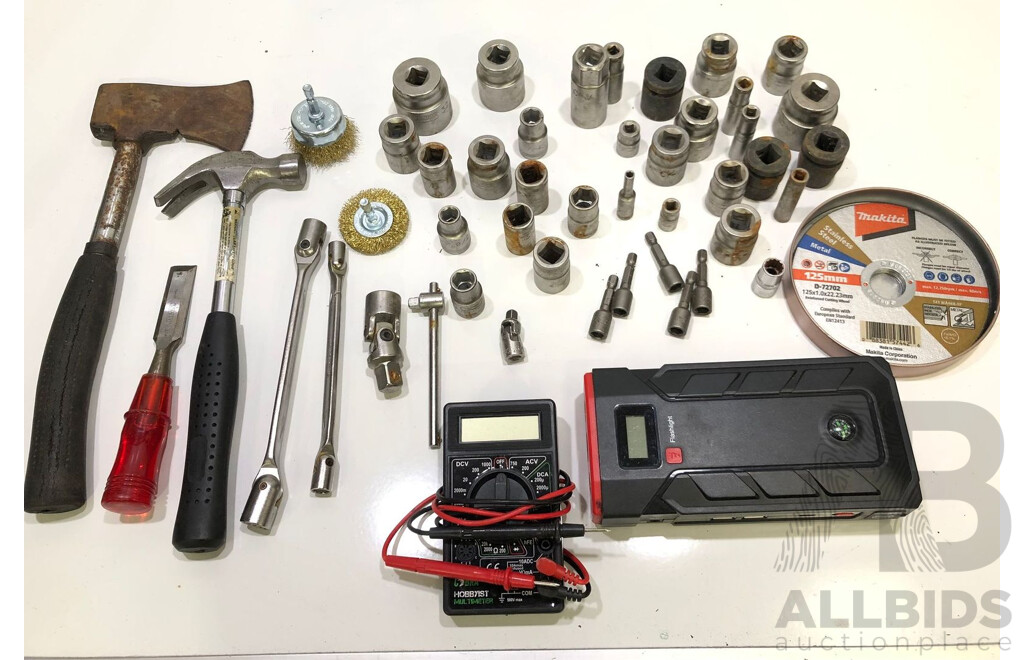 Mulimeter, 900 MAh Battery Booster, Handtools and Hardware