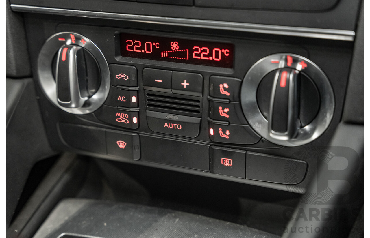 9/2009 Audi A3 1.8 TFSI Attraction 8P 2d Cabriolet Red 1.8L