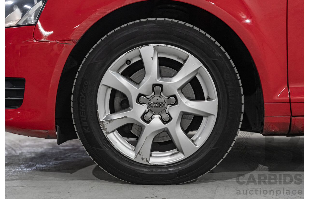 9/2009 Audi A3 1.8 TFSI Attraction 8P 2d Cabriolet Red 1.8L