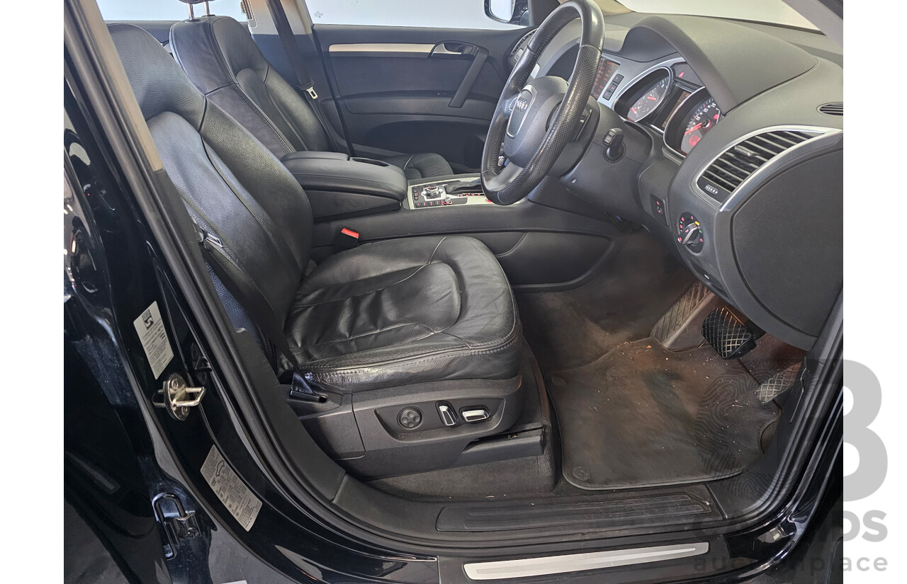 4/2010 Audi Q7 3.0 TDI Quattro MY10 UPGRADE 4d Wagon Black 3.0L
