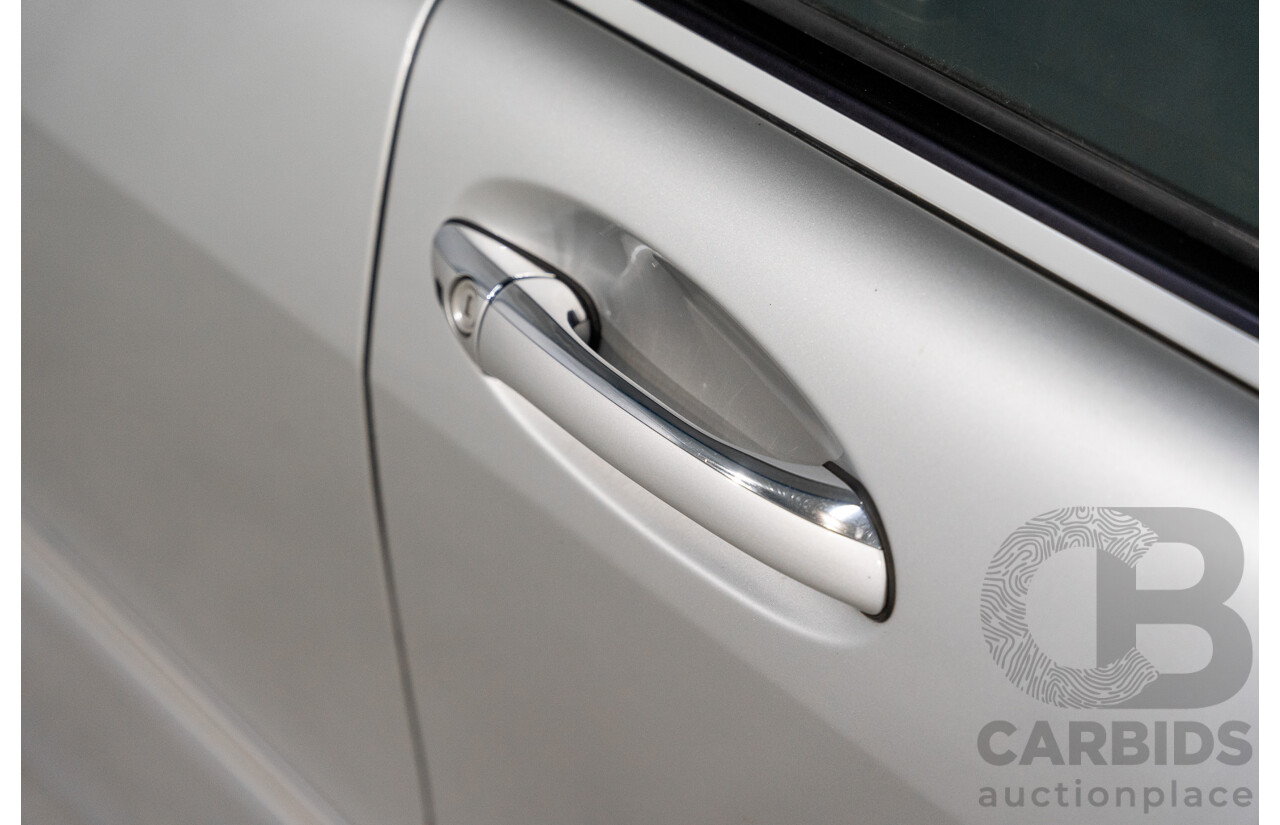 12/2000 Mercedes Benz S320 W220 4d Sedan Brilliant Silver Metallic V6 3.2L