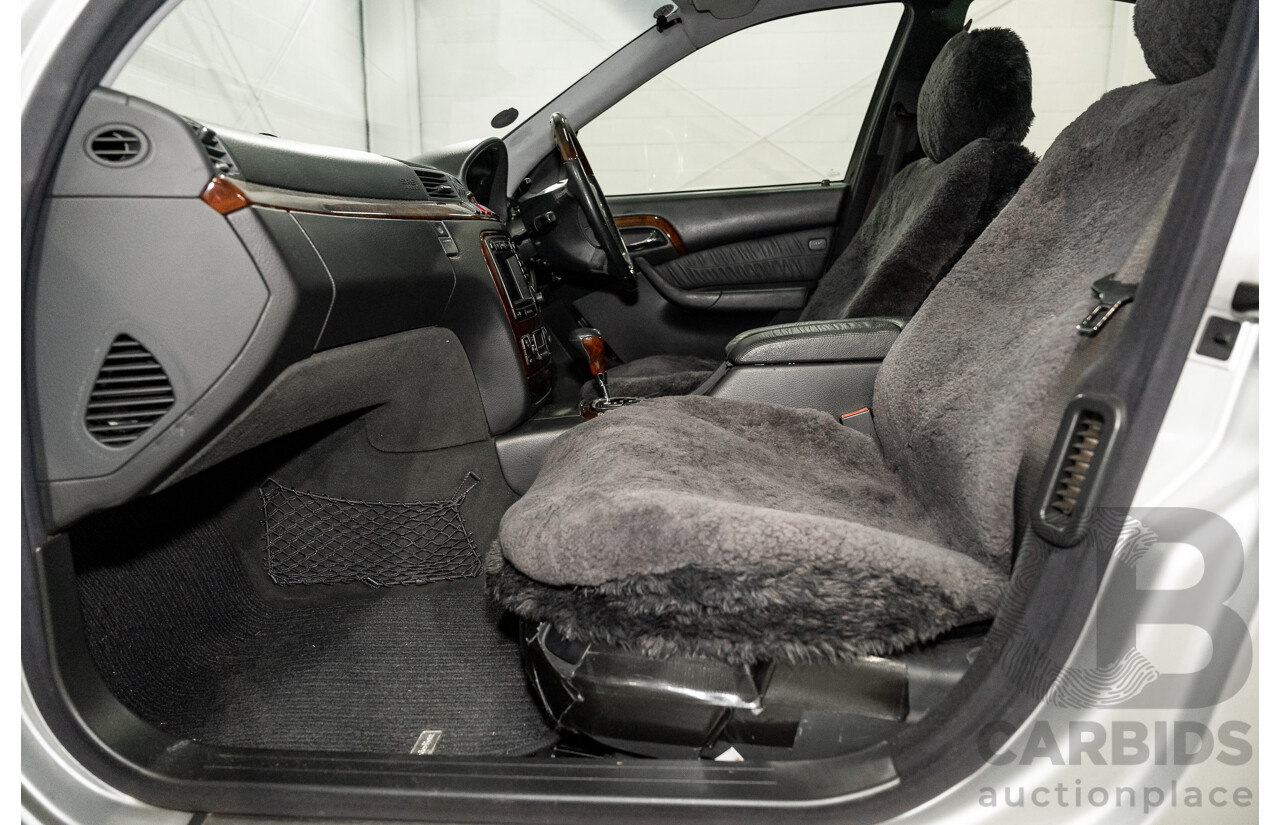 12/2000 Mercedes Benz S320 W220 4d Sedan Brilliant Silver Metallic V6 3.2L