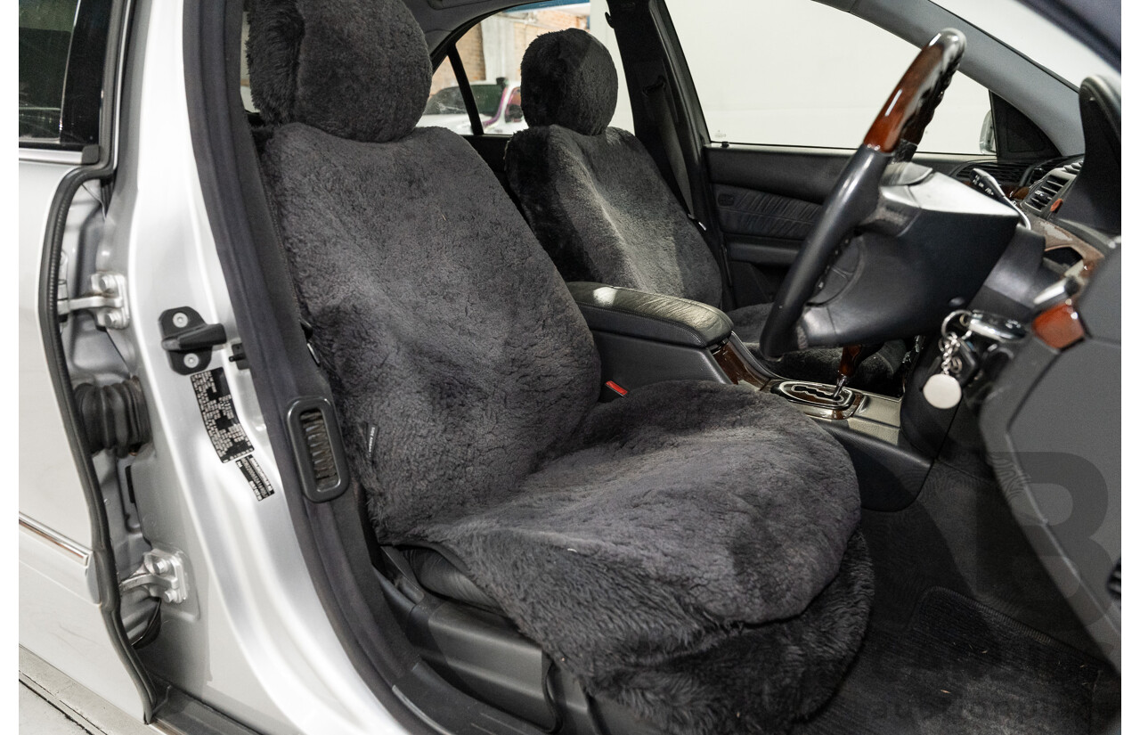 12/2000 Mercedes Benz S320 W220 4d Sedan Brilliant Silver Metallic V6 3.2L