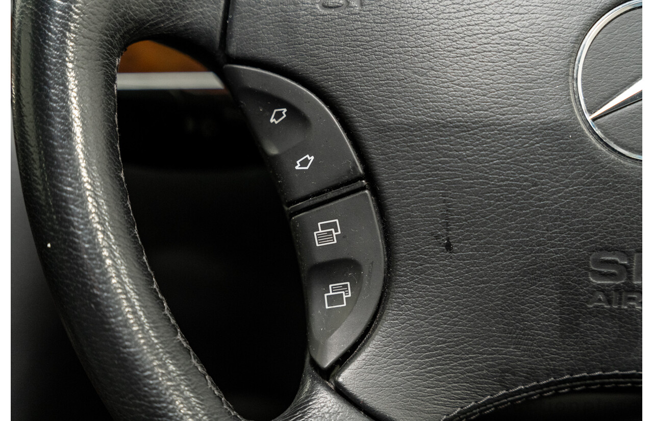 12/2000 Mercedes Benz S320 W220 4d Sedan Brilliant Silver Metallic V6 3.2L