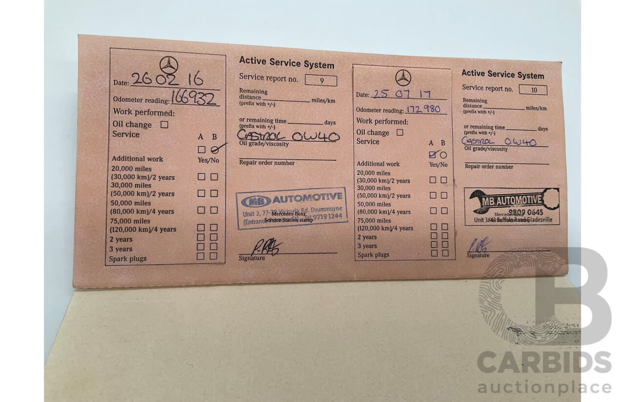 12/2000 Mercedes Benz S320 W220 4d Sedan Brilliant Silver Metallic V6 3.2L