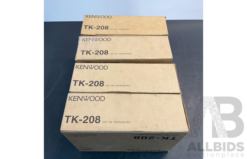 KENWOOD TK-208 VF FM Transceiver - Lot of 4