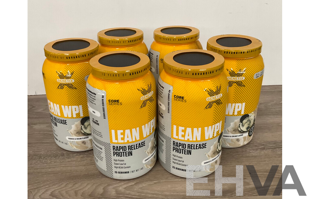 LEAN WPI by Genetix Nutrition - Lot of 6