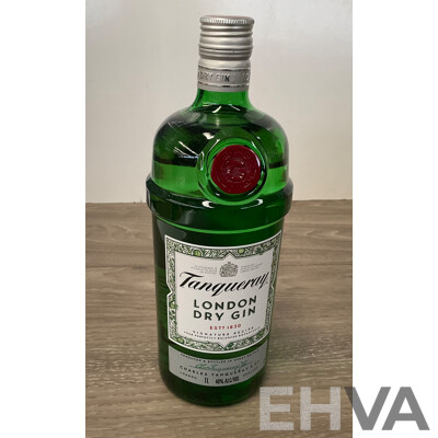 ABSOLUT Vodka 700ml & TANQUERAY London Dry Gin 1L - Lot of 2