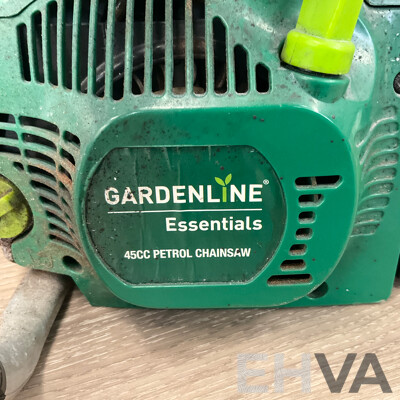 GARDENLINE Essentials 45CCPetrol Chainsaw with Glove