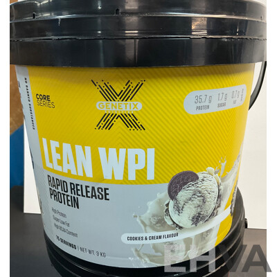 GENETIX Lean WPI Rapid Release Protein 3KG &  MAMMOTH Pro Gainer 4KG