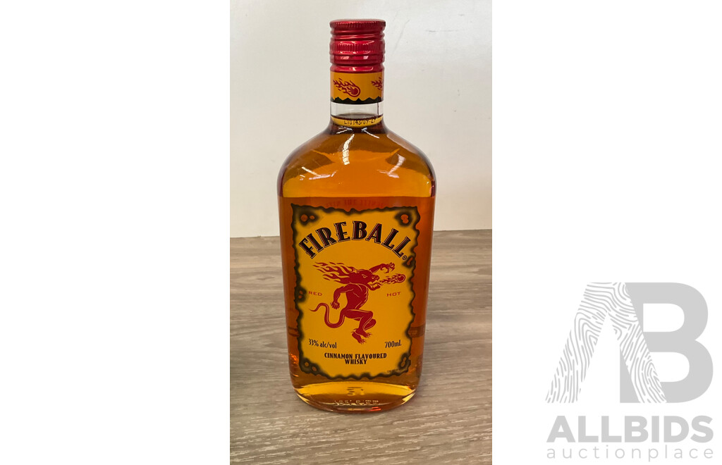 TANQUERAY London Dry Gin 700ml & NO.Ten Gin 700mL & FIREBALL Cinnamon Whisky 700ml -  Lot of 3