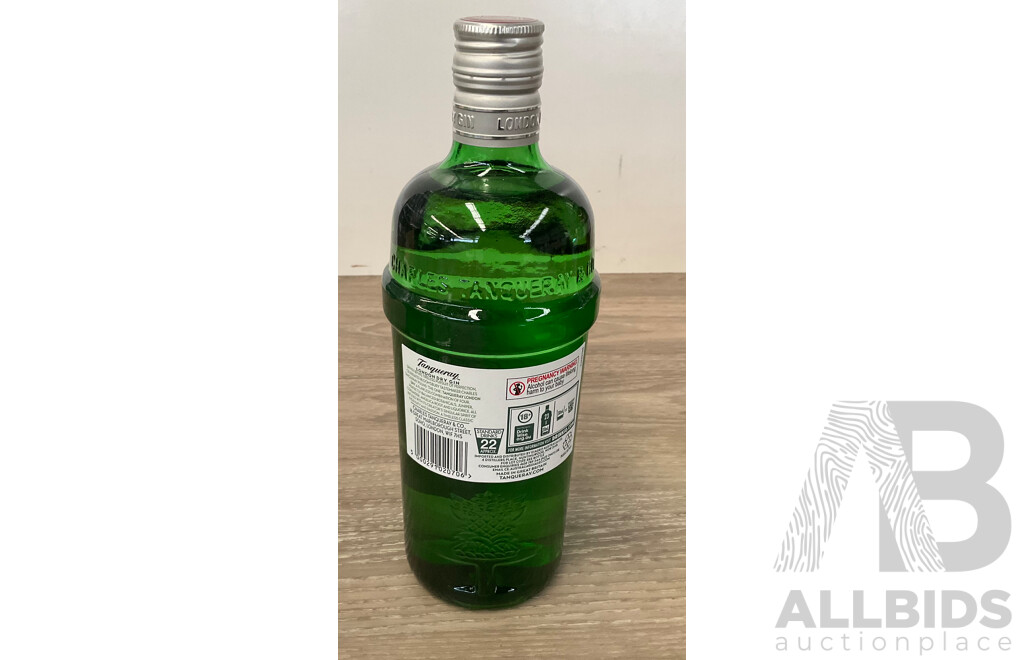 TANQUERAY London Dry Gin 700ml & NO.Ten Gin 700mL & FIREBALL Cinnamon Whisky 700ml -  Lot of 3