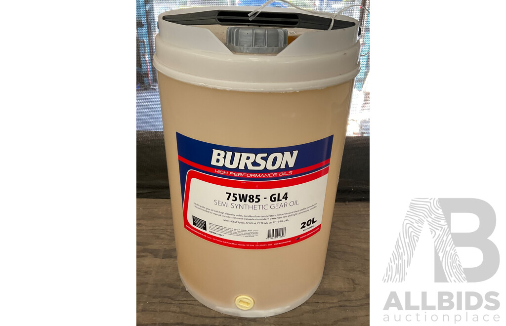 BURSON 75W85-GL4 Semi Synthetic Gear Oil 20 L