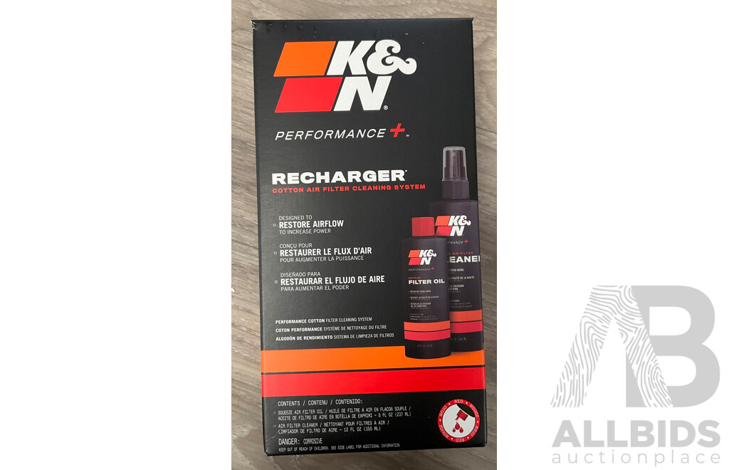K&N Performance Cotton Air Filter Cleaning Kit 99-5050 - Lot of 12