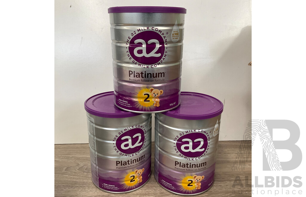 A2 Stage 2 Premium Formula From 6-12M - Lot of 3